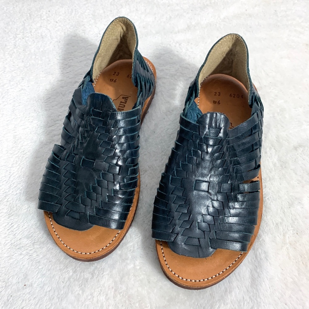 Madewell Chamula Navy Open Toe Sandals